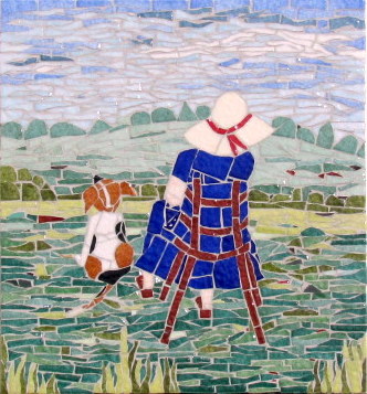 Country View with Dog